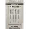 4 Piece Coloured Nail Punch Set (0.8mm, 1.6mm, 2.4mm and