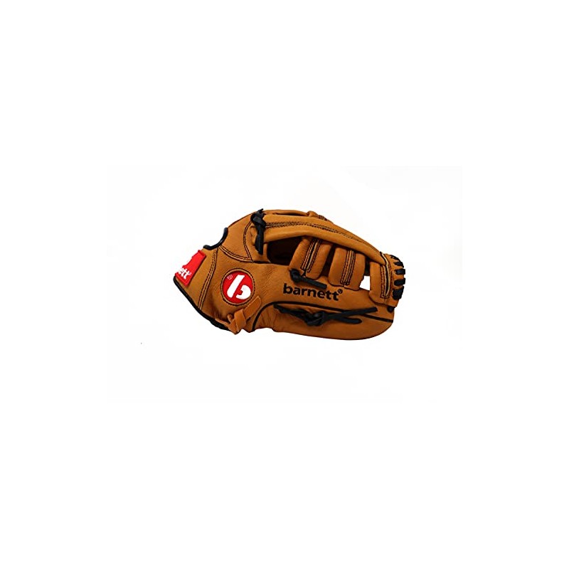 BARNETT SL-127 REG Leather baseball glove, outfield, size 12.7'', brown