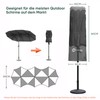 Sekey Double Parasol Protective Cover, Cover for Parasol, 165 x