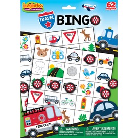 Imaginetics Travel Bingo Game – Includes 62 Magnets