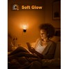 JandCase LED Night Light Amber, Dimmable Night Lights Plug into