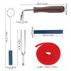 Piano Tuning Set Tool Mutes Wrench Fork Lever Felt Temperament