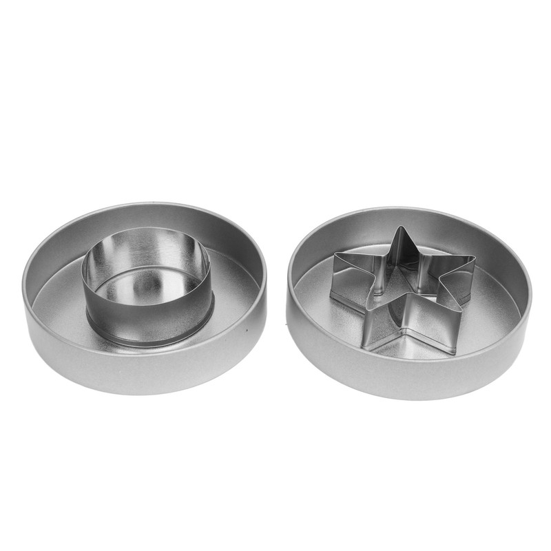 4Pcs Stainless Steel Cookie Cutter Set Biscuit Cutter Set Candy