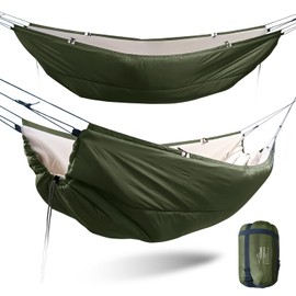 Travel Bird Hammock Underquilt for Camping Hammock, Warm Insulation Ultralight 4 Season Under Quilt for Hammocks, Portable for Hiking, Backpacking