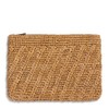 AERIN Allegra Raffia Zip Pouch