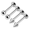 KJM Fashion Cartilage Labret Earrings Stainless Steel 1.2 mm 16