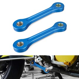 NICECNC Blue Lowering Link 4CM/1.57inch Suspension Drop Links Compatible with Suzuki DRZ400 DRZ400E DRZ400SM 2000-2024 Suspension Lowering Kit Compatible with Kawasaki KLX400 2000-2019 See Fitment
