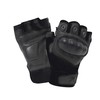 Fingerless Cut and Fire Resistant Carbon Hard Knuckle Gloves Black