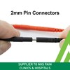 Med-Fit TENS Leads Pack of 2 high Quality Flexible TENS