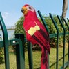 Simulation Feather Parrot Beautiful Artificial Bird Decor Party Garden Home
