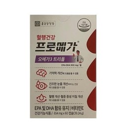 Jongkundang Health 종근당건강 프로메가 오메가3 트리플 60캡슐 x 1박스 (AD) Jongkundang Health Promega Omega 3 Triple 60 Capsules x 1 Box (AD)