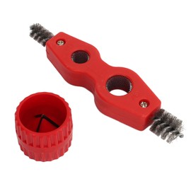 tubo de cobre pulido combinación de chaflán Escariador de tubos de cobre Kit de chaflán de escariador Cepillo para limpiar tuberías de cobre