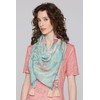 SOCCX Women's Scarf with Tropical Colour Batik Print Multi Colour