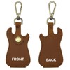Della Stella Genuine Leather Guitar Pick Holder Keychain, Guitar Picks