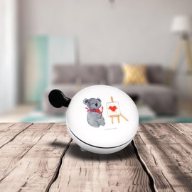 Mr. & Mrs. Panda XL Koala Artist Bicycle Bell, Gift, Large Bicycle Bell, Proof of Love, Drawing, Feelings, Large Bicycle Bell, Large
