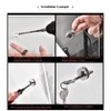 WANLIAN Glass Lock Sliding Door Lock with Key