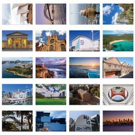 xtvinvm Sydney Australia Travel Postcards from Around the World Vintage Postcard Pack for Mailing Business Christmas Holiday Birthday Postcards with Mailing Side Set of 20