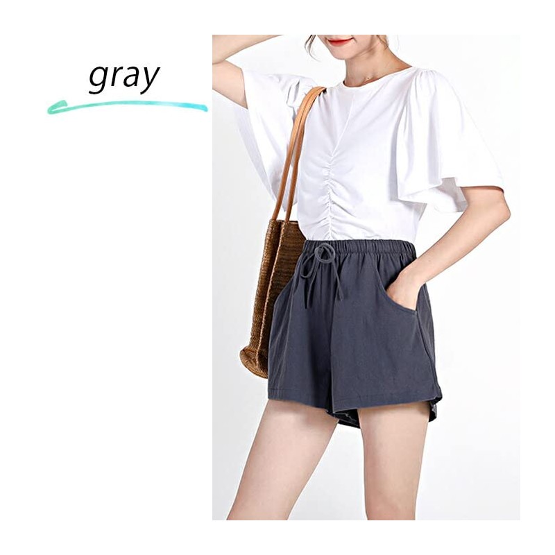Karly Shop lsp615 Women's Shorts, Summer, Large Size, Short, Cute,