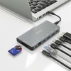 USB-C Dock AISENS 8-in-1 HDMI RJ45 3XUSB-A USB-C Data +
