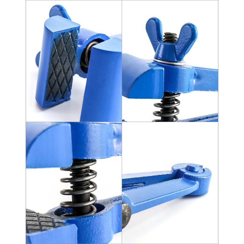 QWORK Hand Vise Hand Held Vice Clamps Pliers Household Mini