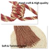 HedongHexi 2 Pack Large Tassel Curtain Tiebacks, Luxury Curtain Rope