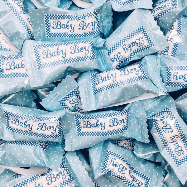 Buttermints - 13 oz. Bag - Approximately 100 Individually Wrapped Mints (Its a Boy)