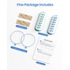 Betife 2 Pack Pill Reminder, Reusable Pill Tracker, Easily Hang