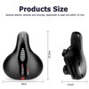 Qcdou Bicycle Saddle Men Women Comfortable Gel Ergonomic Bicycle Saddle