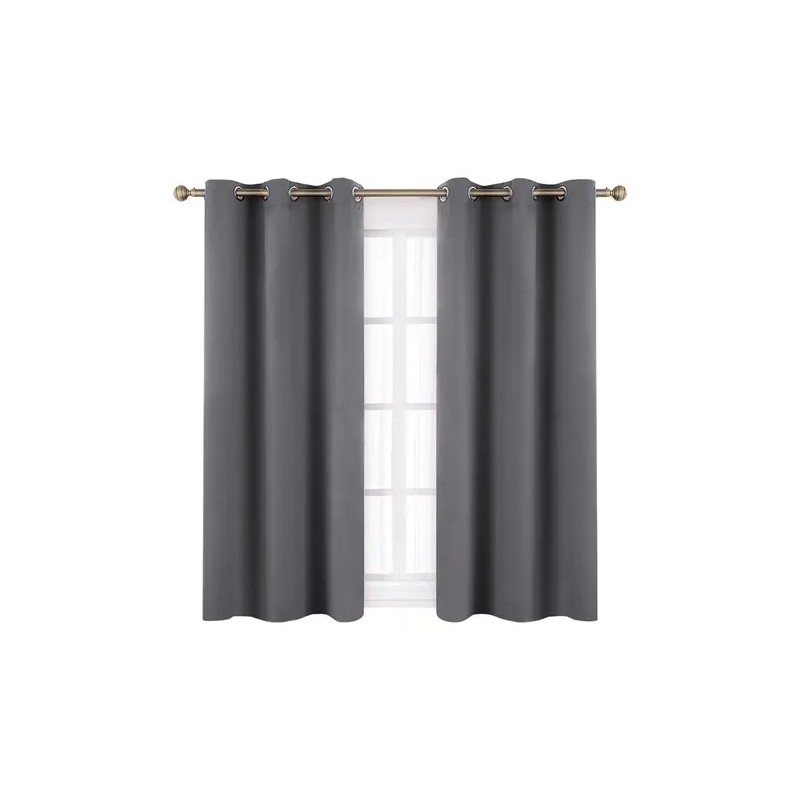 Cortina Blackout Para Ventana 107x160cm 2pzs Habitacion Sala