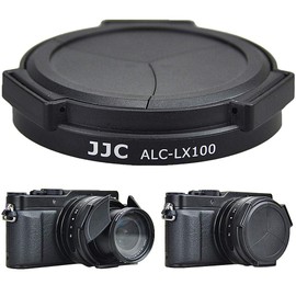Auto Open and Close Lens Cap Protector for Leica D-LUX 8 D-LUX (Typ 109) D-LUX 7 Panasonic Lumix LX100 II (DC-LX100M2) DMC-LX100 Replaces DMW-LFAC1K Automatic Lens Cap, Fits Filter Thickness Below 8mm