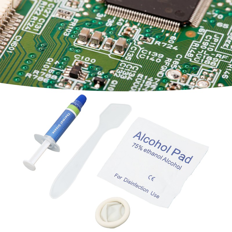 5Pcs Thermal Paste 4.55W/m.k Metal Free Safe Strong Adhesion Thermal