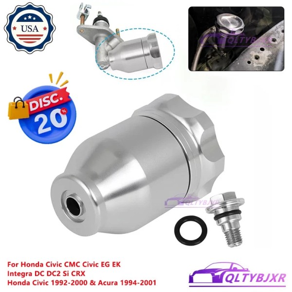 JONJEA Clutch Master Cylinder Reservoir Kit for Honda Civic EG