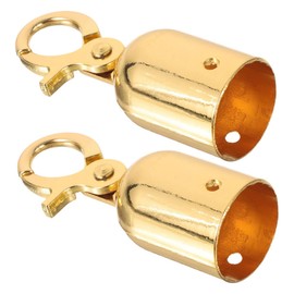 Operitacx 5sets End Stoppers with Snap Hooks for Guardrail Connectors Durable Cord End Caps for Home Hotel Commercial Use Easy Installation Versatile Design 2pcs*5