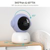 BOIFUN 2K Ultra HD Smart Baby Monitor Camera, App&5'' Screen
