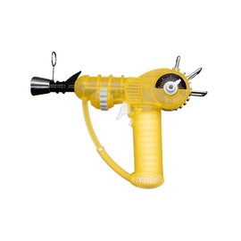 THiCket Raygun Torch Lighter, with Adjustable Flame and Safety Lock (Glow in The Dark Orange)