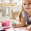 Eagle Electric Pencil Sharpener, Battery Powered Sharpener, LED Light Shinning