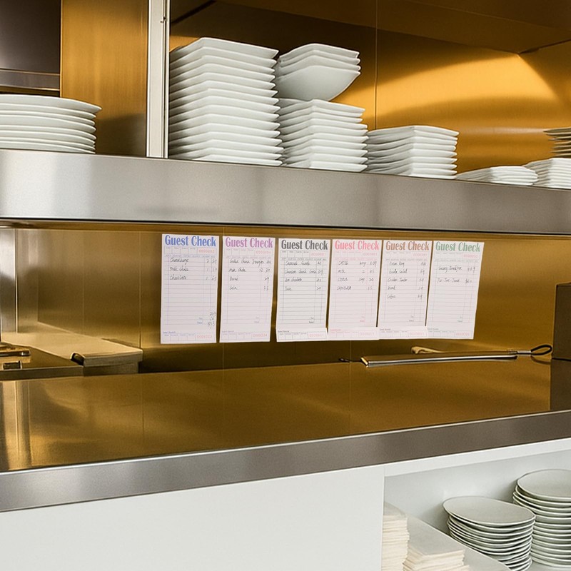 ZPARIK Guest Checks Books for Servers, Server Note Pads, 6