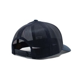 DRESSED IN MUSIC PLAY WITH ME Trucker Cap - Semicircular Visor - Snapback Closure - 5-Panel Design - Men's One Size, Navy Grey