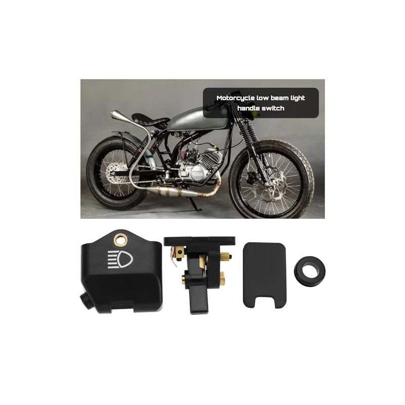 Motorcycle 2-Button Horn & Light Indicator Switch Handlebar Light Switch
