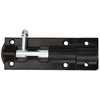 TIMCO Straight Tower Bolt - Black - 4" - TBS4BP
