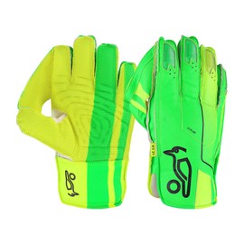 Kookaburra LC 3.0 Wicket Keeping Glove, Size Junior, Green/Yellow