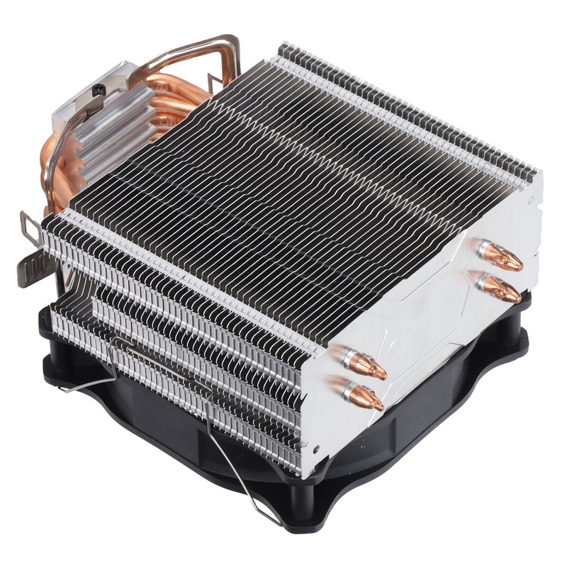 CPU Fan 4 Pure Copper Heat Pipes Mute Heatsink with
