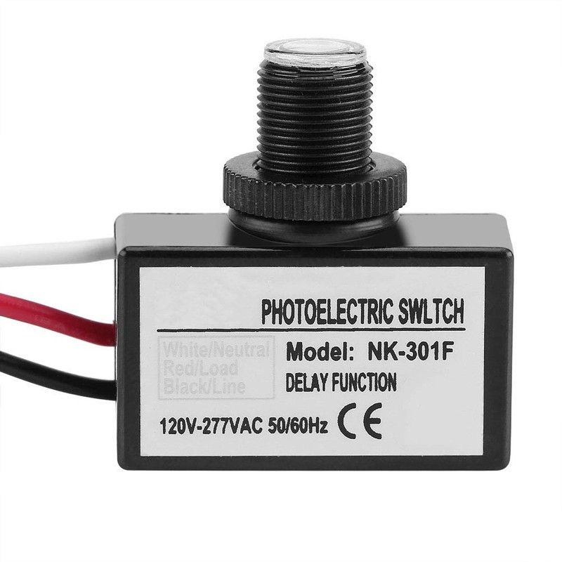 Photoelectric Switch, Akozon 120-277V Dusk to Dawn Sensor Photoelectric Switch