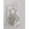 Crystal Avenue Earrings Jewelry 2 1/4" Chandelier Dangle Rhodium Posts