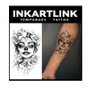INKARTLINK Tattoo Tech, 2 Sheets Extra Large Semi Permanent Tattoo,