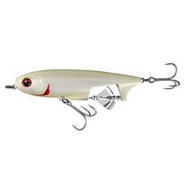 13 FISHING - Spin Walker - Prop-Pencil Bait - 4.25" - 2/3oz - Albino Rhino - WB108-21