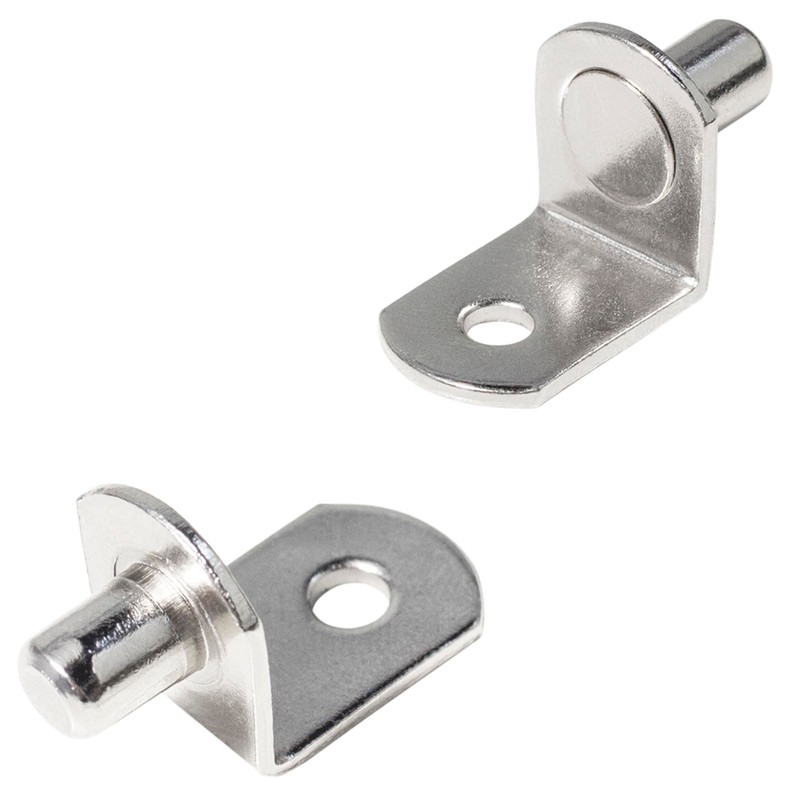 SDTWZW 5mm Shelf Pegs L-Shaped Cabinet Support Pins Bracket Style