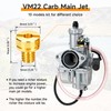 FVRITO VM22 Carburetor & 7/8'' Mini Bike Throttle Kit for