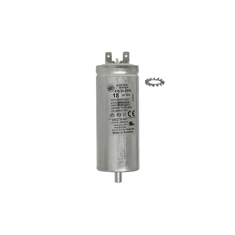 Masterpart Dryer Capacitor 18UF To Fit Hotpoint Tumble Dryers