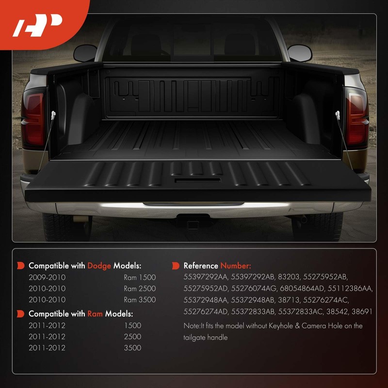 A-Premium 30-PC Tailgate Rebuild Kit Compatible with Dodge Ram 1500